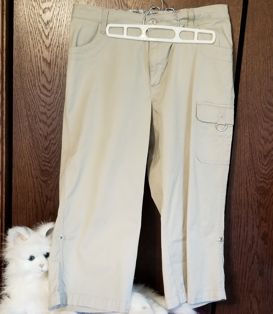 Lee Beige Capris That Sits Just Below Waist